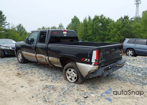2002 Chevrolet Silverado 1500 Ls из США, поврежденный, VIN 2GCEK19V621160783